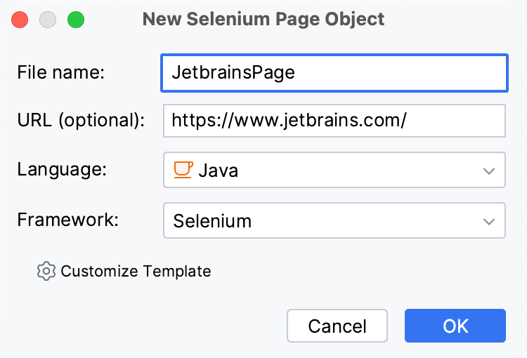 新的 Selenium 页面对象