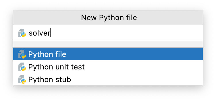 创建一个新的 Python 文件