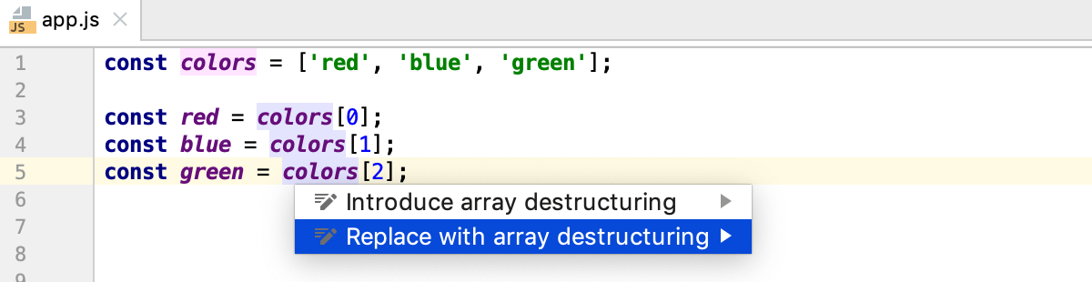 /help/img/idea/2023.2/ws_js_destructuring_intention_action_replace.png